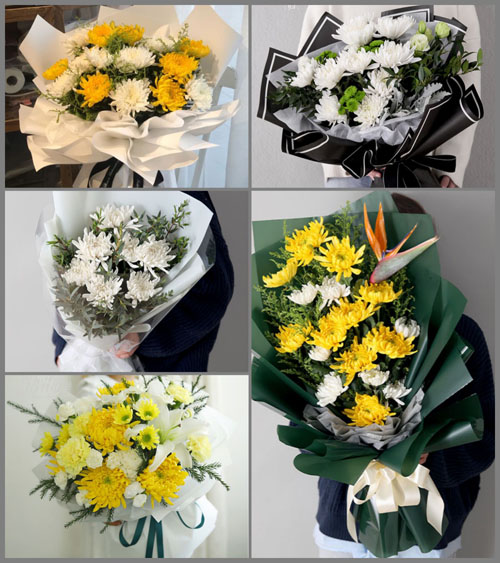 吉林白城市通榆县开通镇白事花束代送